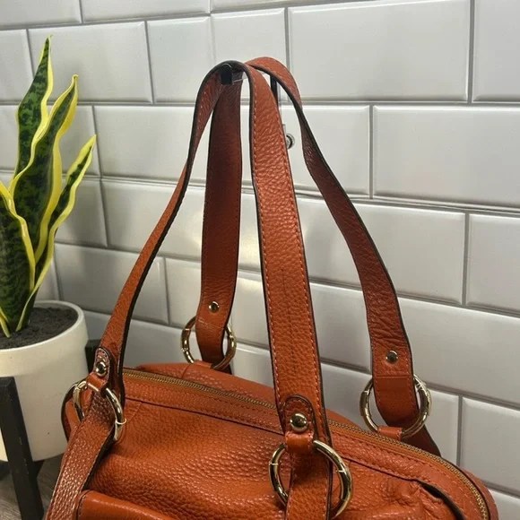 Michael Kors Fulton Shoulder Bag in Burnt Orange! Preowned!! - Picture 5 of 13